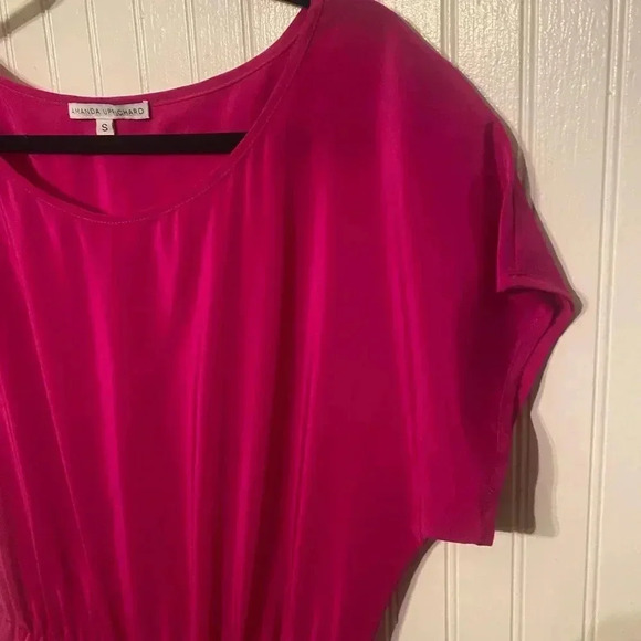 NWOT Amanda Uprichard 100% silk tulip dress - Picture 3 of 5